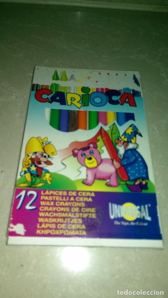 Collectionnisme: CAJA 12 L&Aacute;PICES DE CERA &laquo;CARIOCA&raquo;