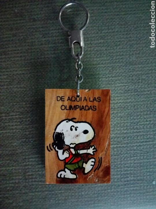 Coleccionismo: ANTIGUO LLAVERO SNOOPY OLIMPIADAS