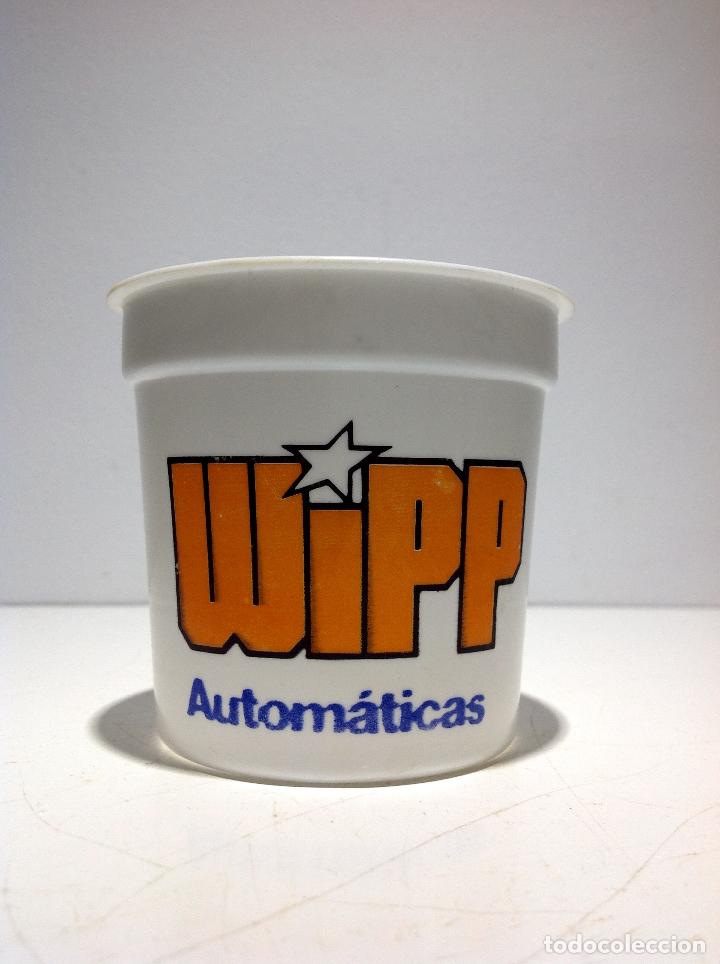 Coleccionismo: ANTIGUA VASO ENVASE DETERGENTE ,WIPP AUTOMATICAS - Foto 1