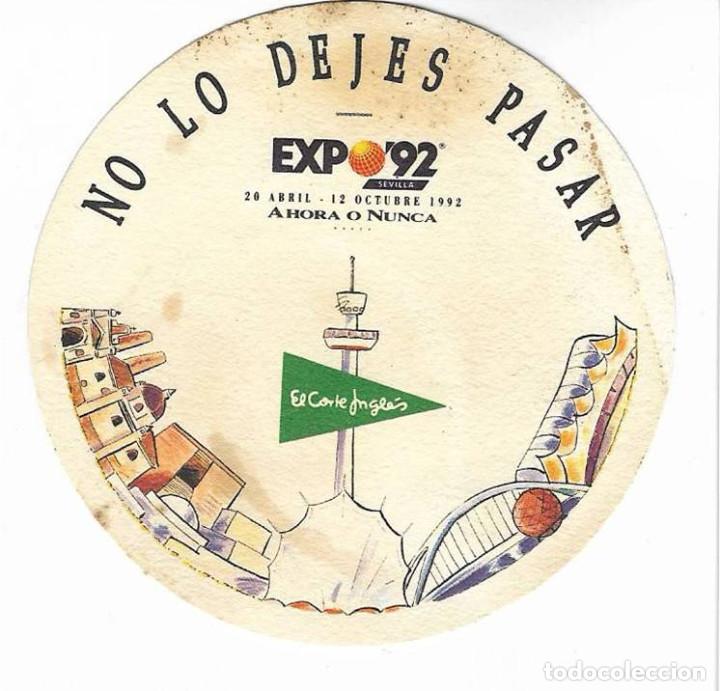 Colecionismo: Posavasos EXPO 92-EL CORTE INGLES