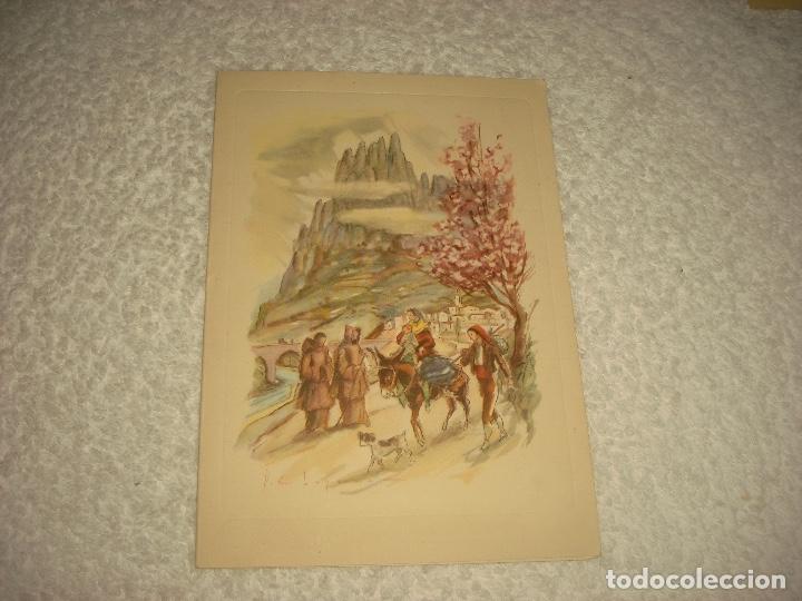 Colecionismo: POSTAL DOBLE, DE FELICITACION NAVIDE&Ntilde;A .ESTRADA Y ALVAREZ 1958