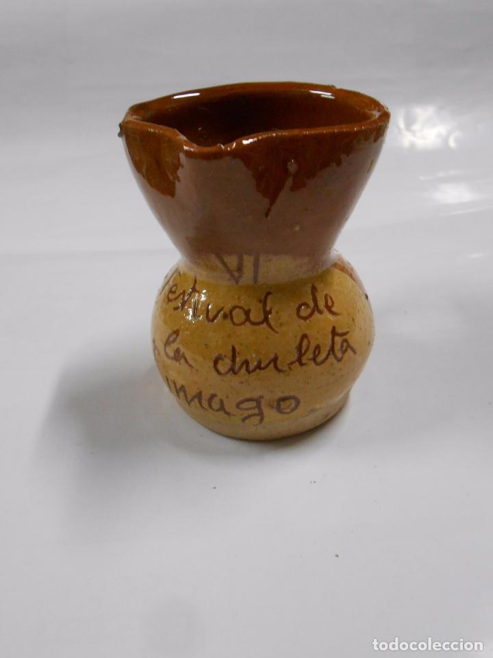 Coleccionismo: JARRITA DE CERAMICA VI FESTIVAL DE LA CHULETA. PB17