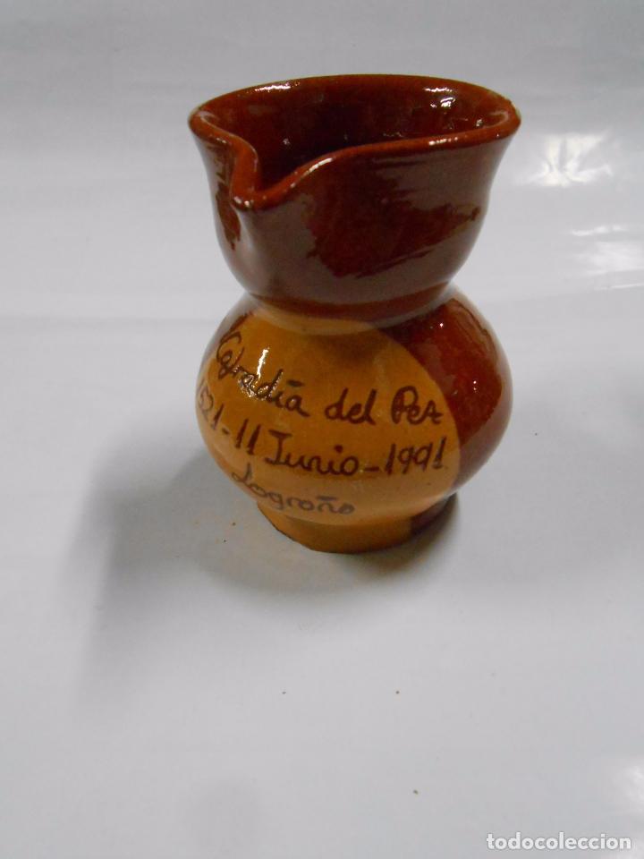 Coleccionismo: JARRITA DE SAN BERNABE. COFRADIA DEL PEZ. LOGRO&Ntilde;O. 11 JUNIO DE 1991. PB17