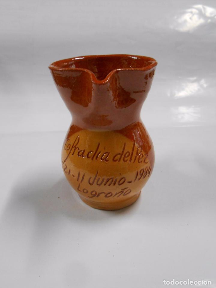 Collezionismo: JARRITA DE SAN BERNABE. COFRADIA DEL PEZ. LOGRO&Ntilde;O. 11 JUNIO DE 1984. PB18