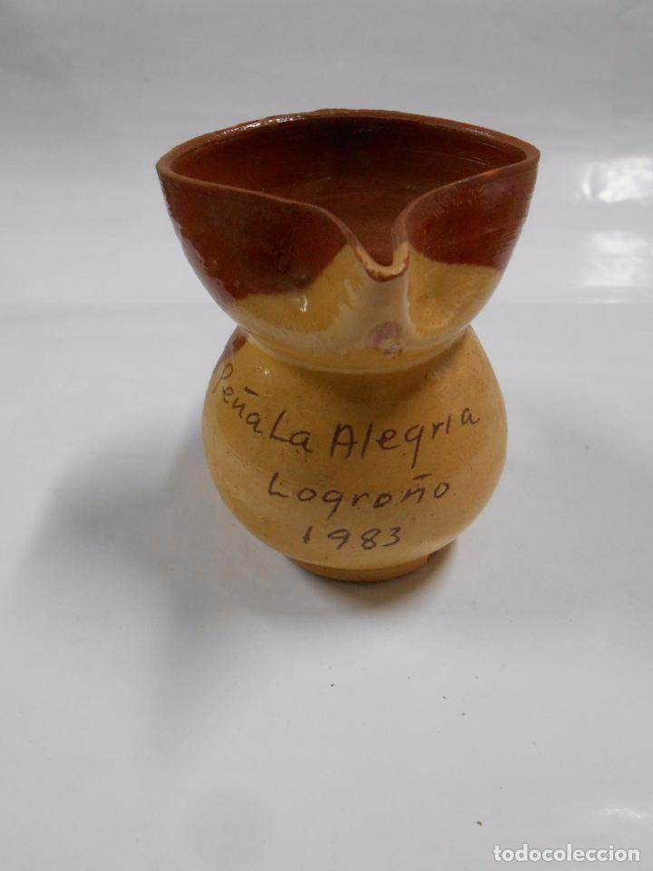 Coleccionismo: JARRITA DE CERAMICA PE&Ntilde;A LA ALEGRIA LOGRO&Ntilde;O 1983. PB18