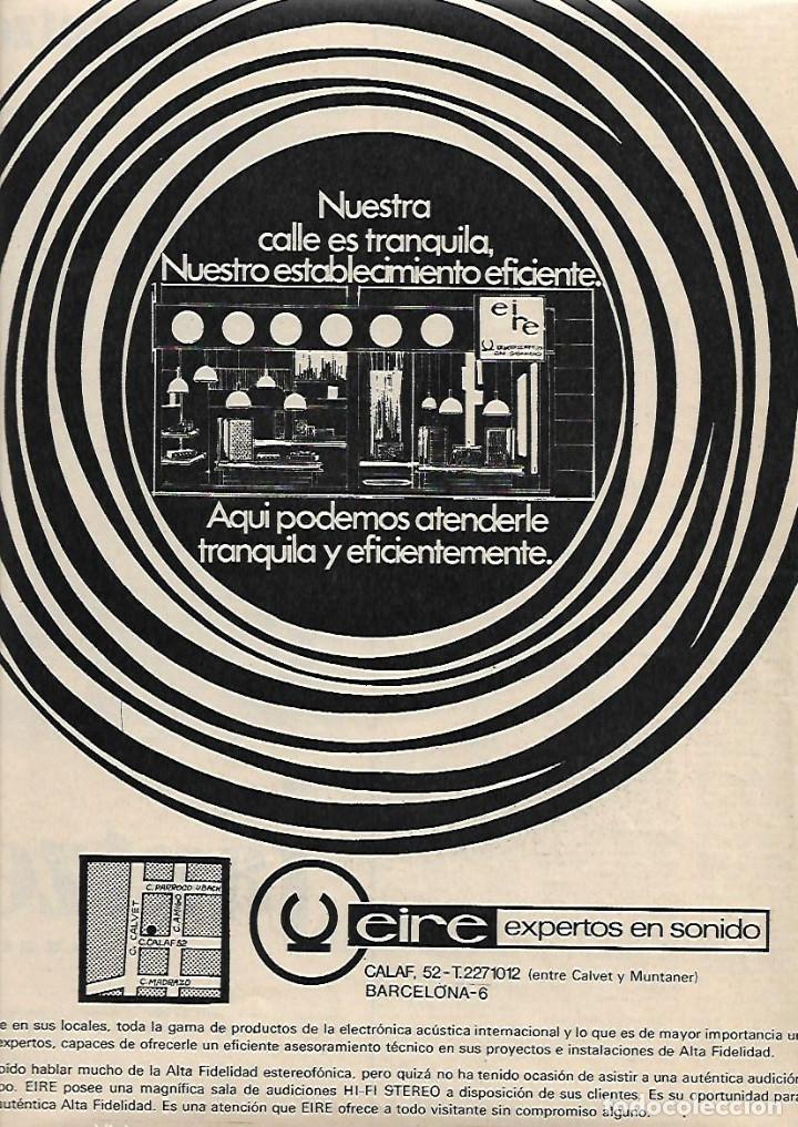 Coleccionismo: A&Ntilde;O 1967 RECORTE PRENSA PUBLICIDAD ELECTRONICA ESTABLECIMIENTO EIRE BARCELONA JANTZEN FAJAS PANTYS