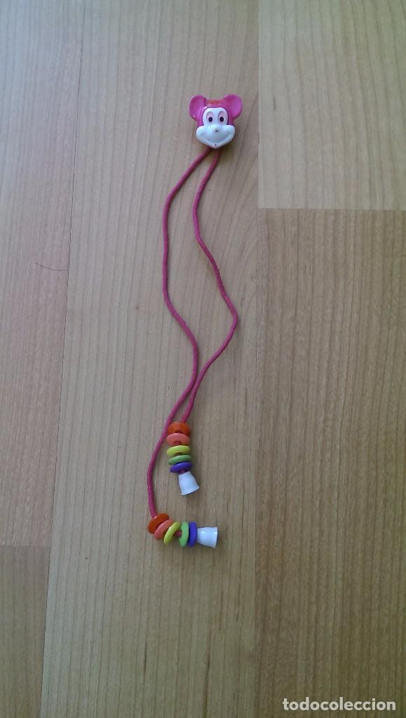 Coleccionismo: ACCESORIOS PELO-ANTIGUA GOMA RAT&Oacute;N ROSA