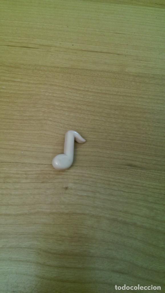 Sammeln: ACCESORIOS PELO-ANTIGUO PASADOR ROSA EN FORMA DE NOTA MUSICAL