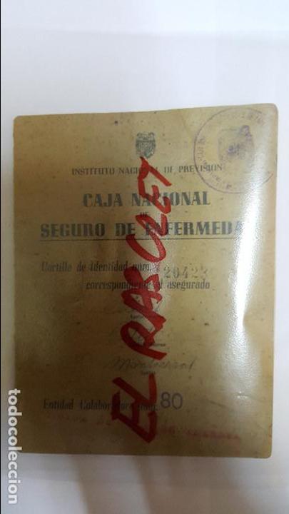 Collecting paper: ANTIGUA CARTILLA SANITARIA INSTITUO NACIONAL DE PREVENCION -CAJA NACIONAL DE ENFERMEDAD- A&Ntilde;O 1944-