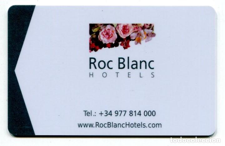 Coleccionismo: Llave magnetica de habitacion hotel, hotels roc blanc