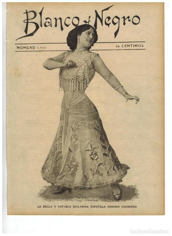 Collezionismo: A&Ntilde;O 1910 RECORTE PRENSA ROSARIO GUERRERO ARTISTA BAILARINA ESPA&Ntilde;OLA TEATRO