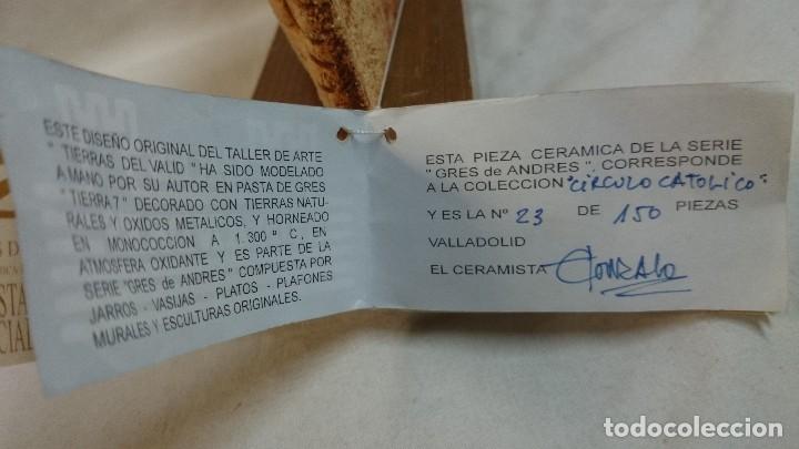 Coleccionismo: CER&Aacute;MICA GRES DE ANDR&Eacute;S, GONZ&Aacute;LO, NUMERADA - Foto 5
