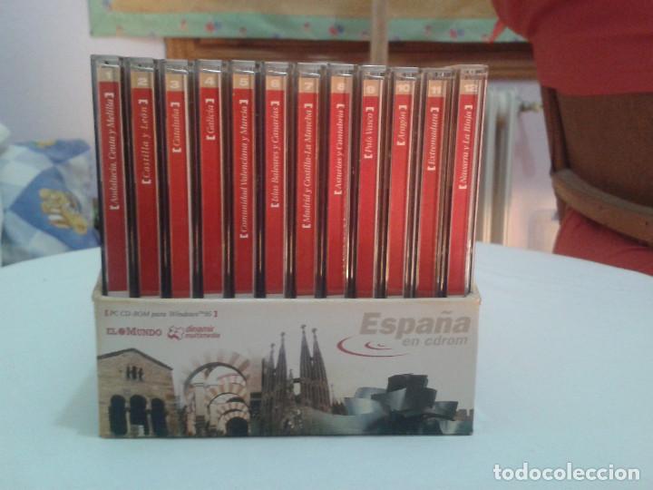 Coleccionismo: Espa&ntilde;a en CD-ROM - Coleccionable en 12 CDs para Windows 95 - Foto 2