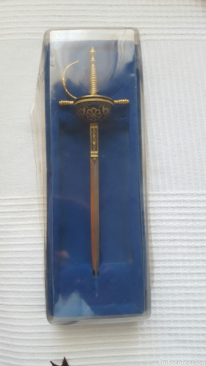 Coleccionismo: ABRECARTAS ESPADA DAMASQUINADO - Foto 3