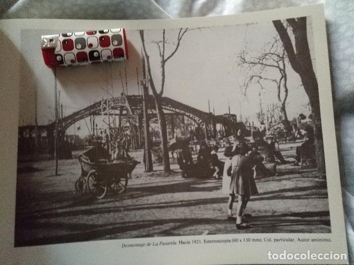 Sammelleidenschaft Papier: lamina fotografica con fotografia de : sevilla - DESMONTAJE DE LA PASARELA HACIA 1921