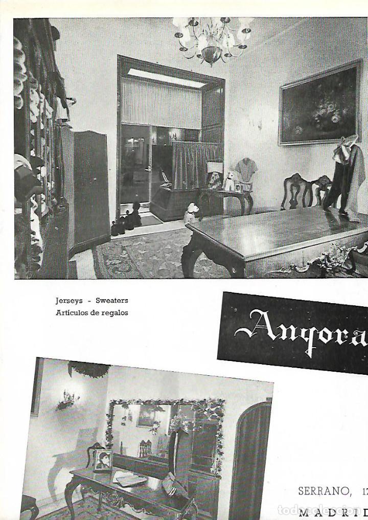 Collezionismo: A&Ntilde;O 1948 RECORTE PRENSA PUBLICIDAD ANGORA CALLE SERRANO MADRID JERSEYS SWEATERS REGALOS