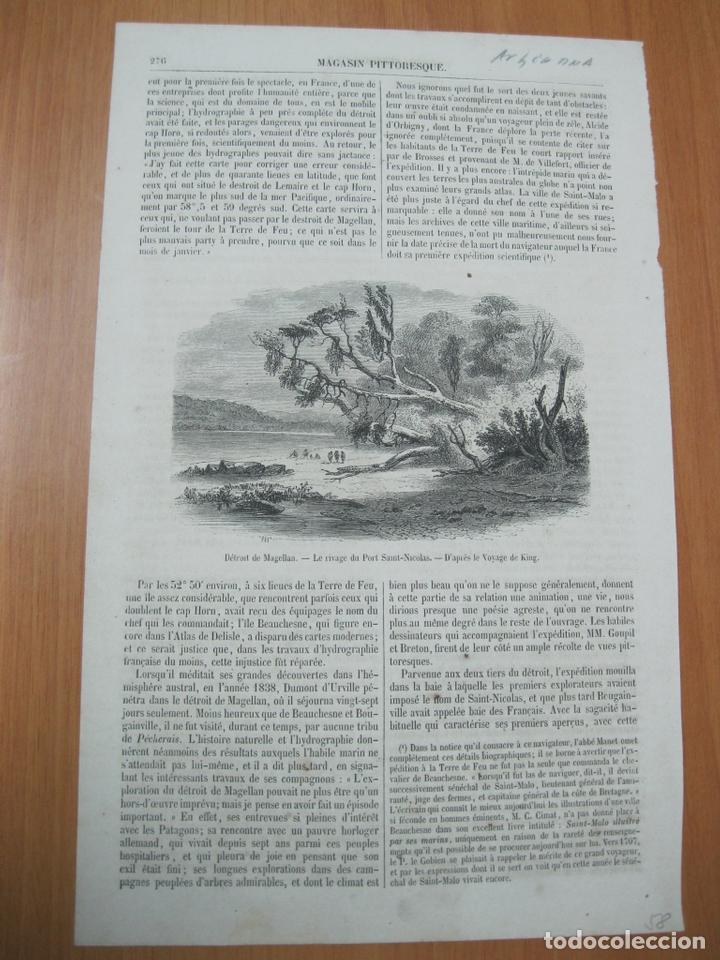 Collezionismo: Vista de la orilla del puerto de San Nicol&aacute;s (Argentina, Am&eacute;rica), 1858.