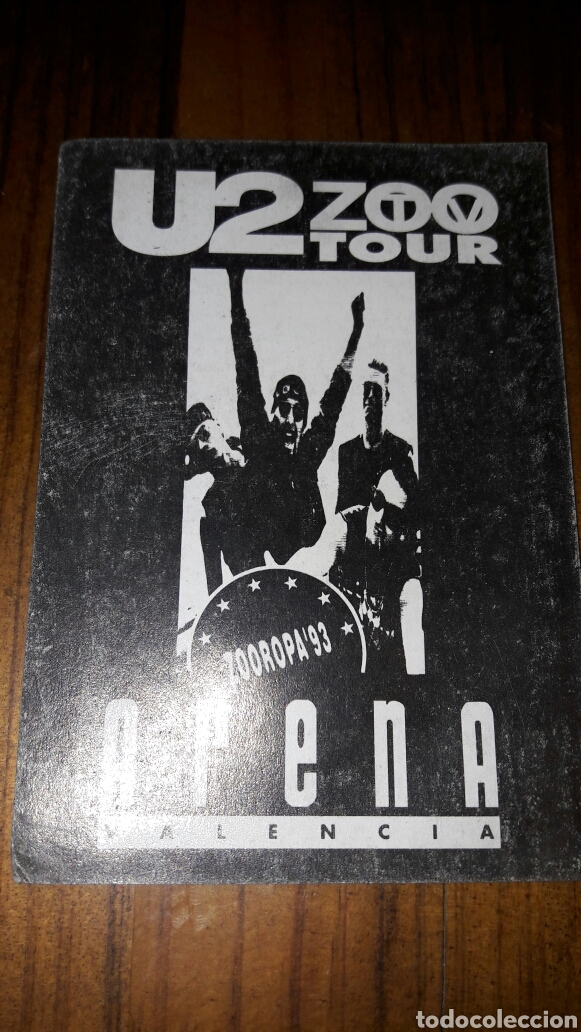 Coleccionismo: FLYERS FLYER INVITACI&Oacute;N U2 TOOR 93 DISCOTECA  ARENA VALENCIA