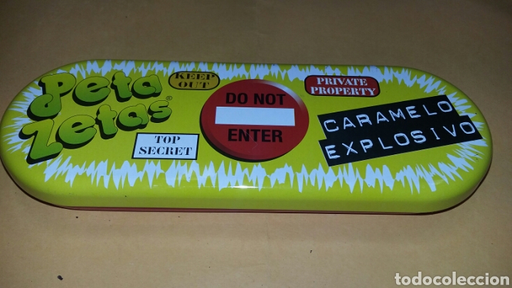 Collecting: Estuche metal petas zetas - pb22