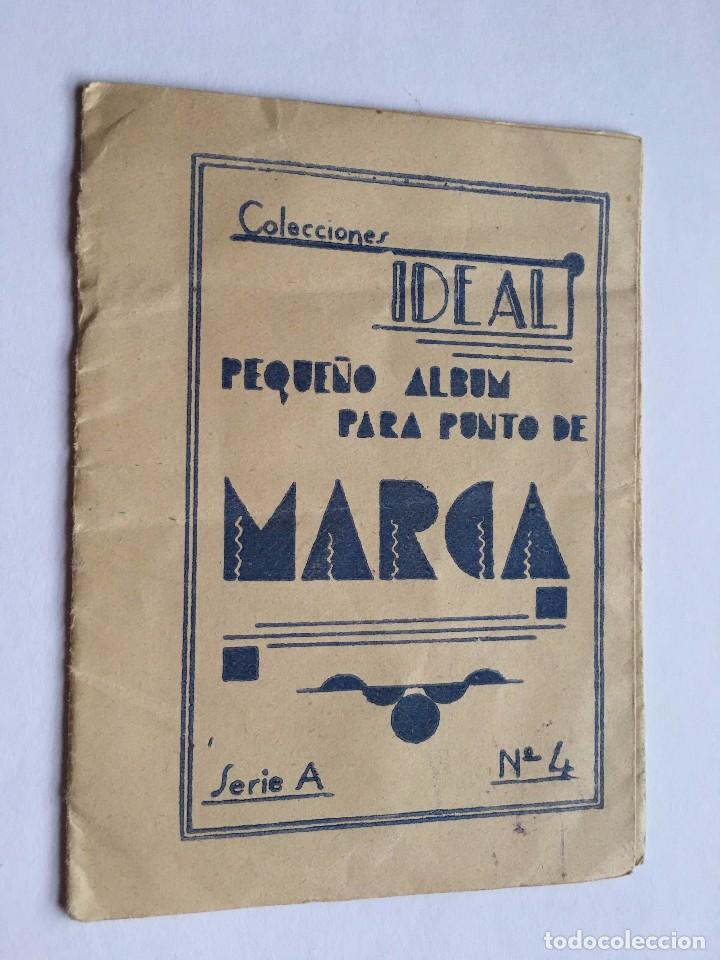 Coleccionismo: RA300 COLECCIONES IDEAL 11X8 CM, ALBUM N&ordm; 4 PARA PUNTO DE MARCA, ACORDEON 8 PAG CON MICKEY MOUSE