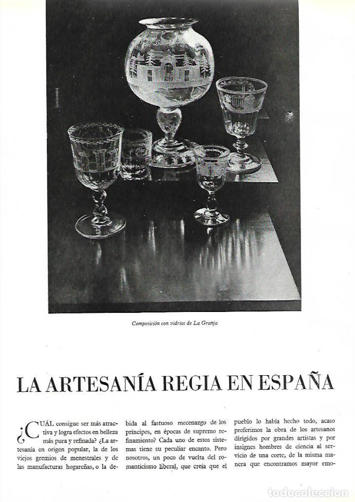 Collectionnisme: A&Ntilde;O 1948 RECORTE PRENSA ARTESANIA REGIA EN ESPA&Ntilde;A PORCELANA BUEN RETIRO PIEDRAS DURAS BERMEO