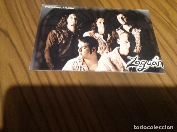 Collectionnisme: TARJETA PROMO DE ZAGU&Aacute;N. GRUPO MUSICAL ANDALUZ. 10 X 15 CM. BUEN ESTADO. RARO