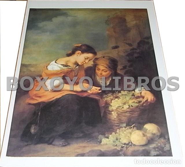 Coleccionismo: L&aacute;mina. Pinacoteca Salvat. Ni&ntilde;as contado monedas. Bartolom&eacute; Esteban Murillo