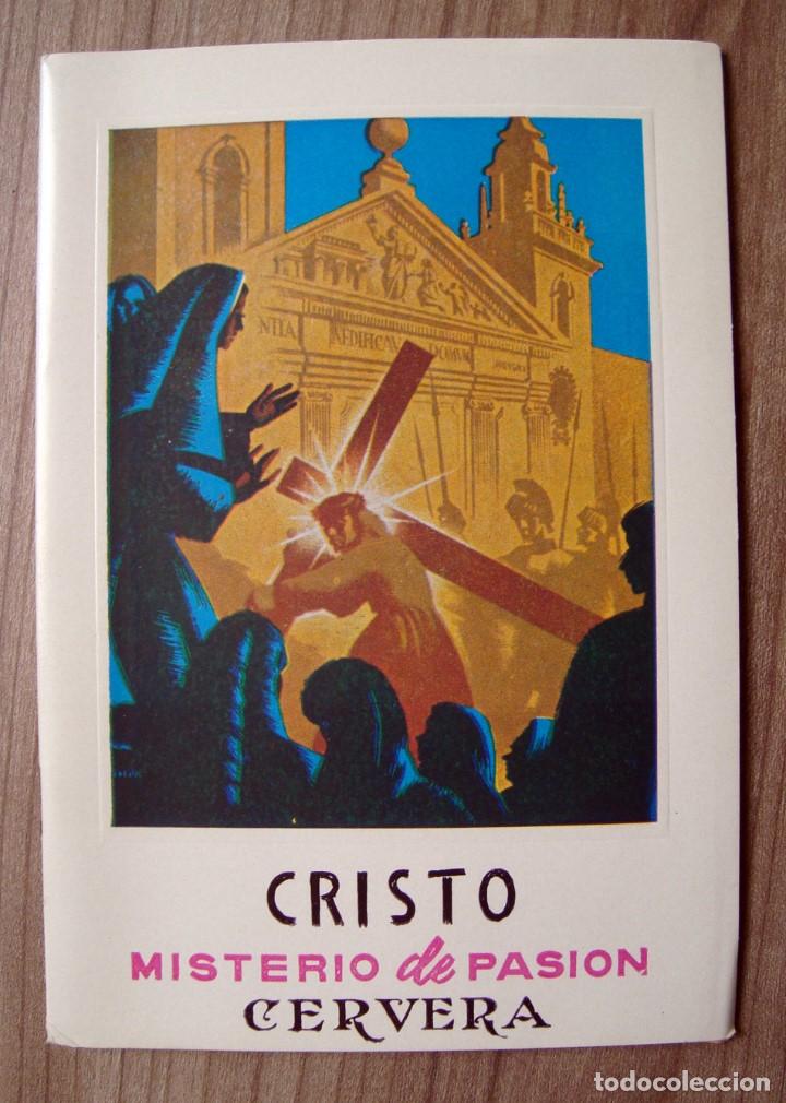 Coleccionismo: Librito, folleto, programa cristo misterio de pasion, cervera, lerida - lleida