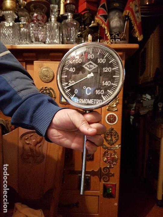 Coleccionismo: CURIOSO Y ANTIGUO TERM&Oacute;METRO DE BARCO. - Foto 1