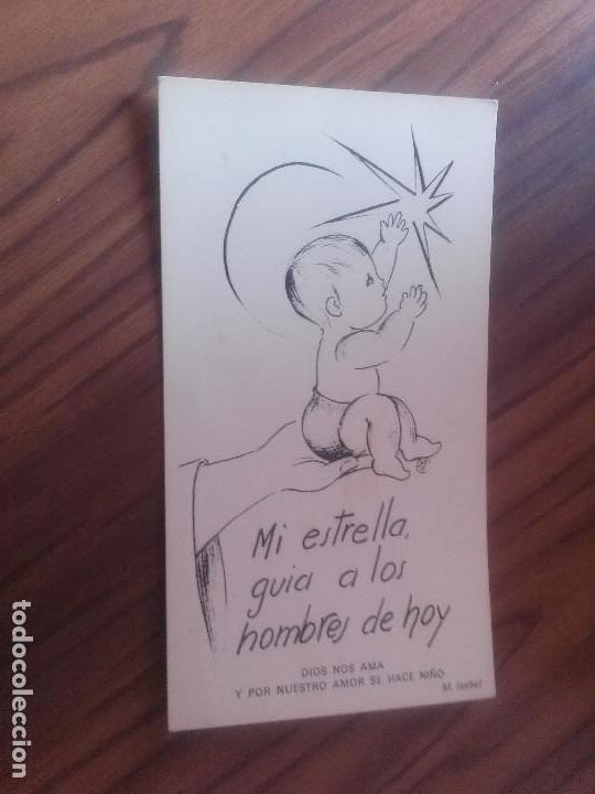 Colecionismo: TARJETA DE NAVIDAD DE COLEGIO SAGRADA FAMILIA GRANADA. A&Ntilde;OS 80. DOS CARAS. BUEN ESTADO. RARO
