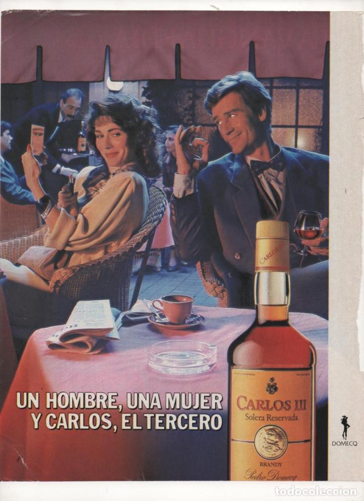 Collectionnisme: (ALB-TC-6) HOJA PUBLICIDAD A&Ntilde;O 1988 SUPLEMENTO PERIODICO LA VANGUARDIA CARLOS III
