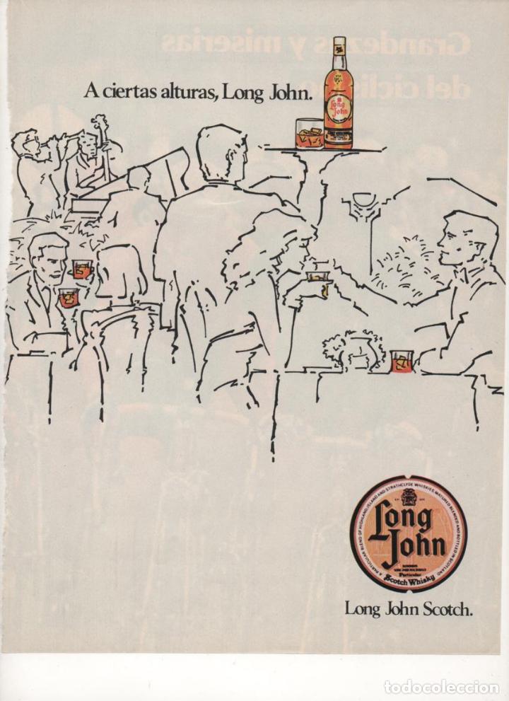 Collectionnisme: (ALB-TC-6) HOJA PUBLICIDAD A&Ntilde;O 1986 SUPLEMENTO PERIODICO LA VANGUARDIA LONG JOHN SCOTCH