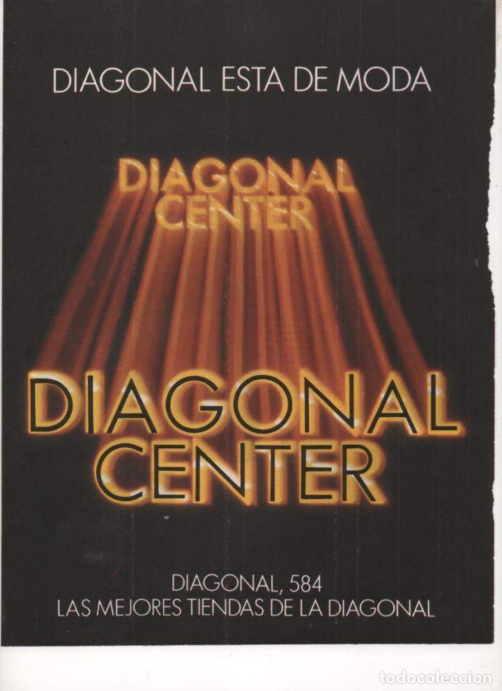 Collectionnisme: (ALB-TC-7) HOJA PUBLICIDAD A&Ntilde;O 1988 SUPLEMENTO PERIODICO LA VANGUARDIA DIAGONAL CENTER