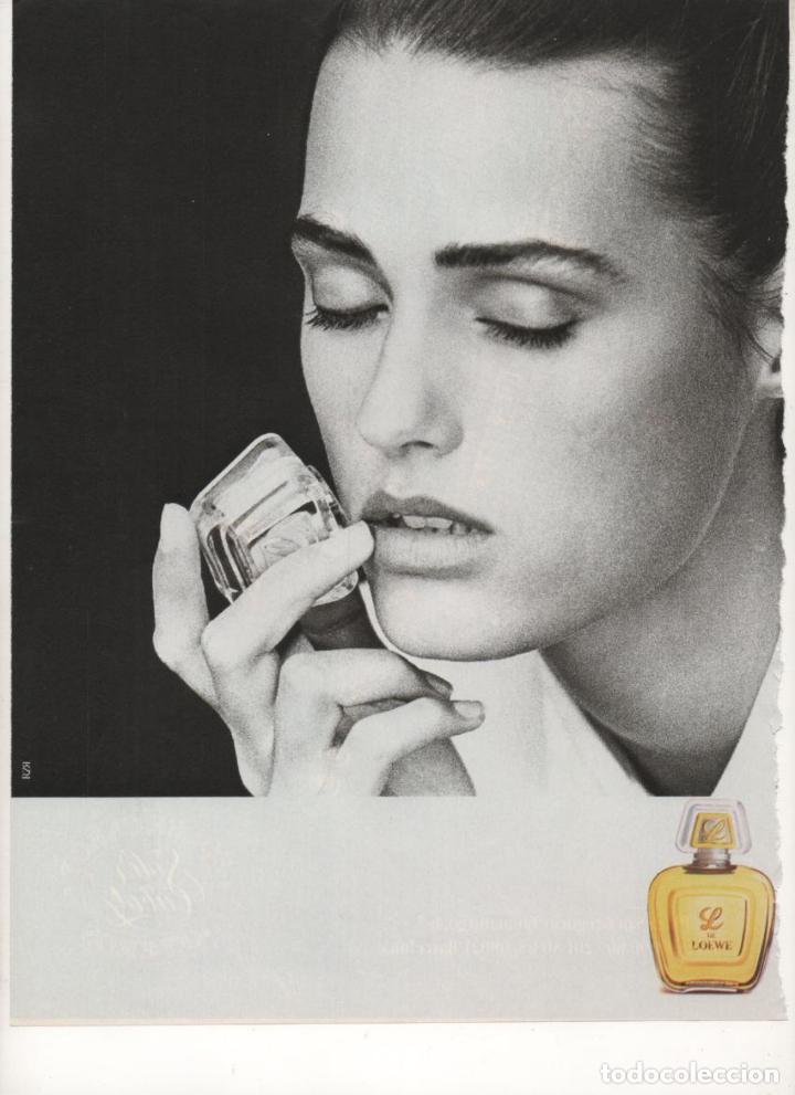 Collectionnisme: (ALB-TC-7) HOJA PUBLICIDAD A&Ntilde;O 1988 SUPLEMENTO PERIODICO LA VANGUARDIA LOEWE