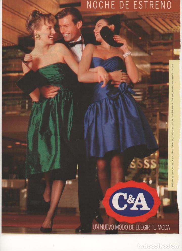 Collecting: (ALB-TC-7) HOJA PUBLICIDAD A&Ntilde;O 1988 SUPLEMENTO PERIODICO LA VANGUARDIA C&A
