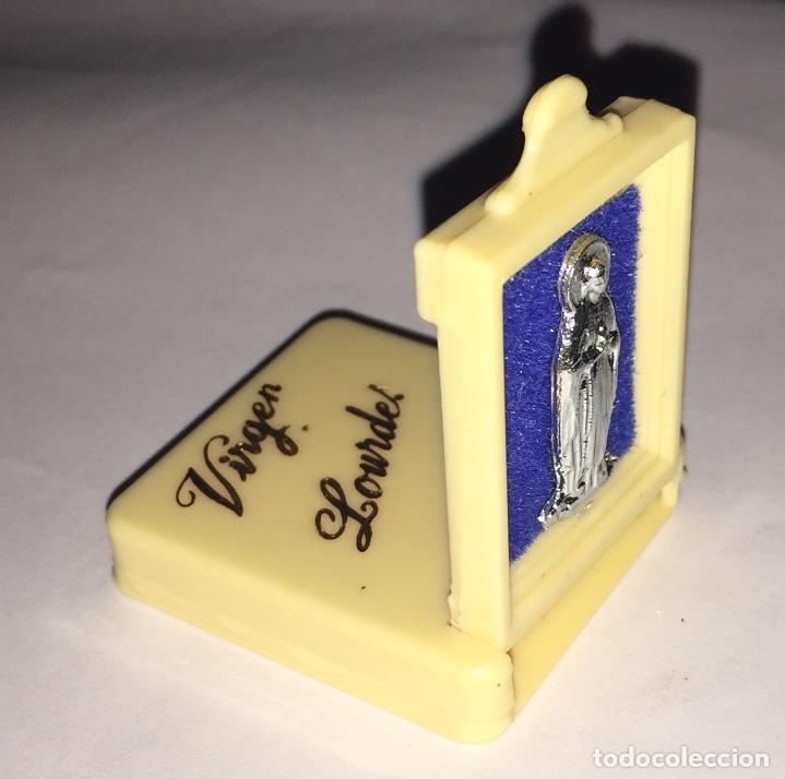 Coleccionismo: Mini altar de la Virgen de Lourdes - Foto 3