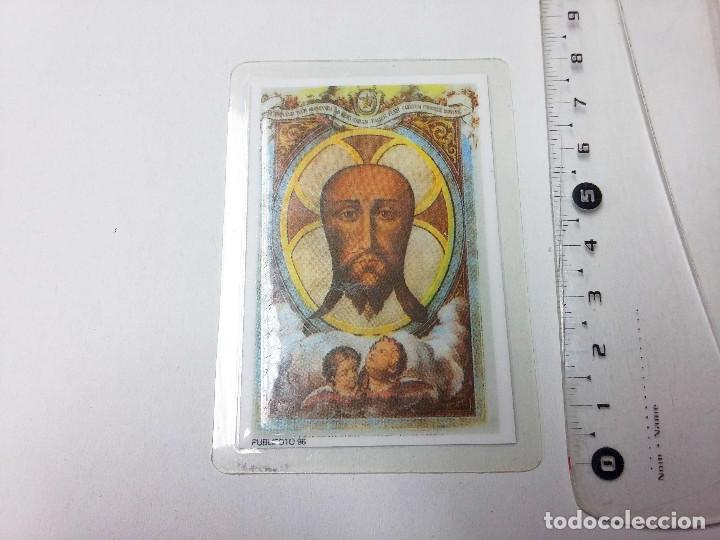 Coleccionismo: iman nevera imagen plastificada con oracion santa faz alicante ( reversible)