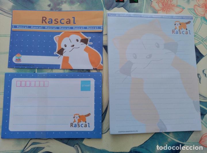 Sammeln: ARAIGUMA RASCAL THE RACOON EL MAPACHE 1 LETTER SET AND 1 ENVELOPE HOJA DE CARTA Y SOBRE