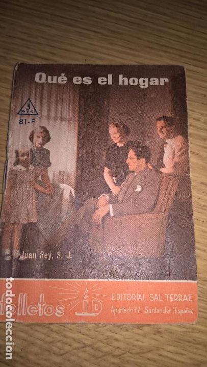 Coleccionismo: Qu&eacute; es el hogar. Folletos ID