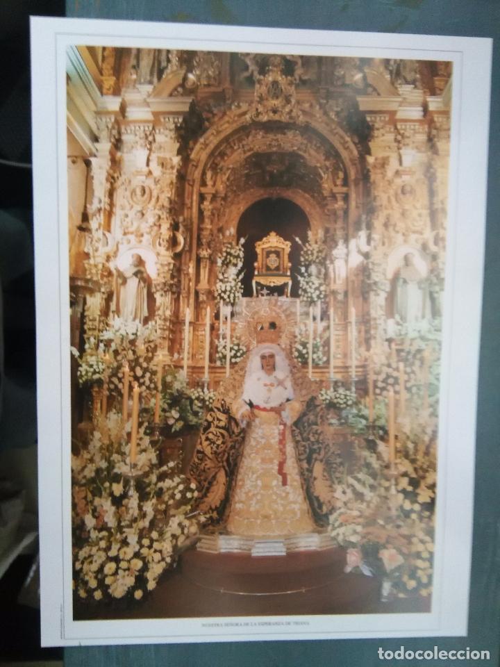 Collecting paper: lamina tipo cartel color semana santa de sevilla - VIRGEN DE LA ESPERANZA DE TRIANA