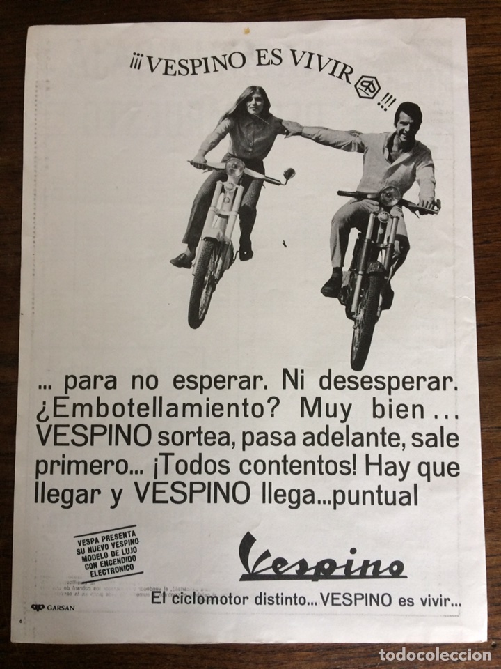 Sammeln: Publicidad motocicleta Vespino de Vespa