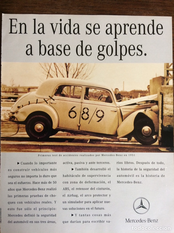 Sammeln: Publicidad autom&oacute;vil mercedes benz