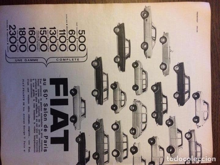 Collezionismo: Publicidad autom&oacute;vil Fiat 500 600 1500 de 1963