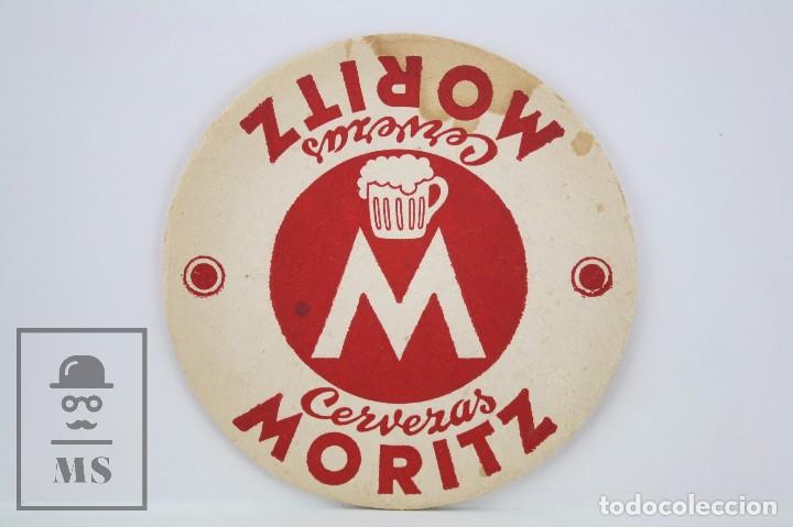 Coleccionismo: Posavasos Publicitario - Cerveza Moritz - Barcelona - Di&aacute;metro 10 cm