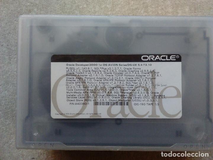Coleccionismo: INF - LOTE DE 3 CINTAS - ORACLE DEVELOPED - 2000 FOR DG AViiON SERIES DG-UX-54-P3-10