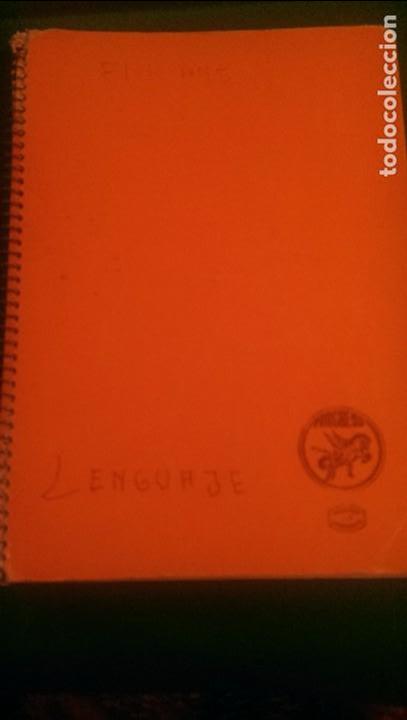 Sammeln: ANTIGUA LIBRETA ESCOLAR MANUSCRITO &laquo;PROGRESO&raquo; COLOR NARANJA