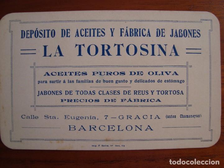 Coleccionismo: TARJETA PUBLICITARIA. LA TORTOSINA. GRACIA. BARCELONA. HACIA 1910.