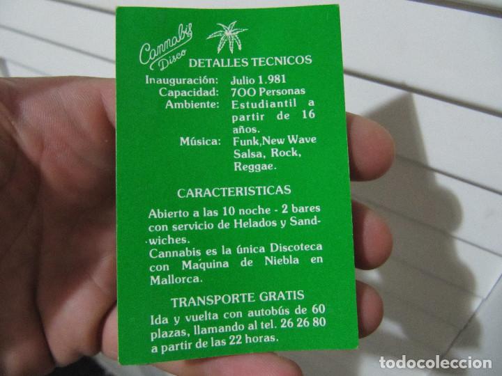 Coleccionismo: CANNABIS DISCO PLAYA DE PALMA - Foto 2