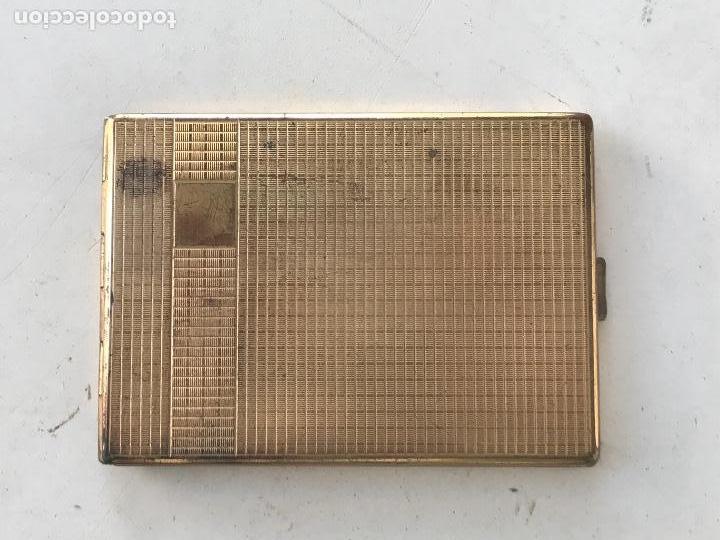 Coleccionismo: PITILLERA BA&Ntilde;ADA EN ORO 1930S. - Foto 1
