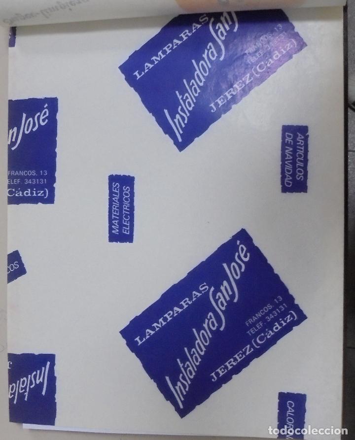Coleccionismo: PLIEGO DE PAPEL. LAMPARAS INSTALADORA SAN JOSE. JEREZ, CADIZ. 35 X 28CM